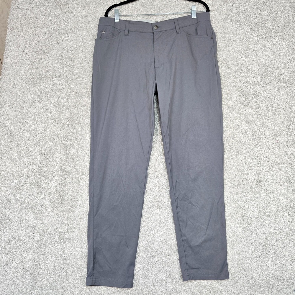 Adidas‎ Ultimate365 Golf Pants Mens 36x30 Gray 5 pocket Stretch Performance
